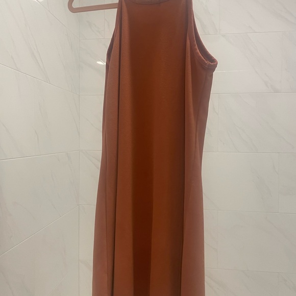Dusty Orange/Coral Tank top dress - Picture 4 of 4